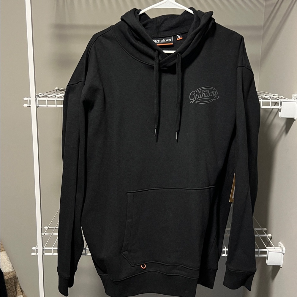 NWT * Grundens Black Hoodie Size XL